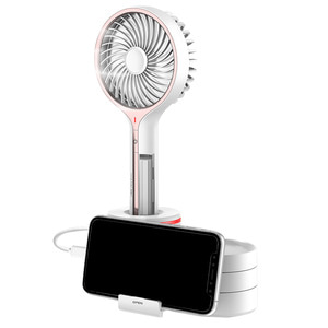 [리빙러브]휴대용 선풍기 자연바람 휴대폰/보조 밧데리기능 탑재